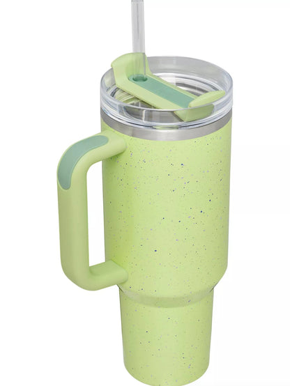 Stanley 40oz Quencher H2.0 FlowState Tumbler, Citron Speckle