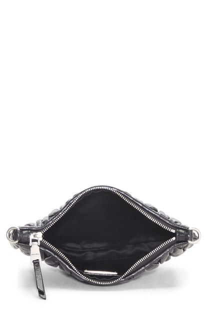 Miu Miu, Pre-Loved Black Nappa Crossbody, Black