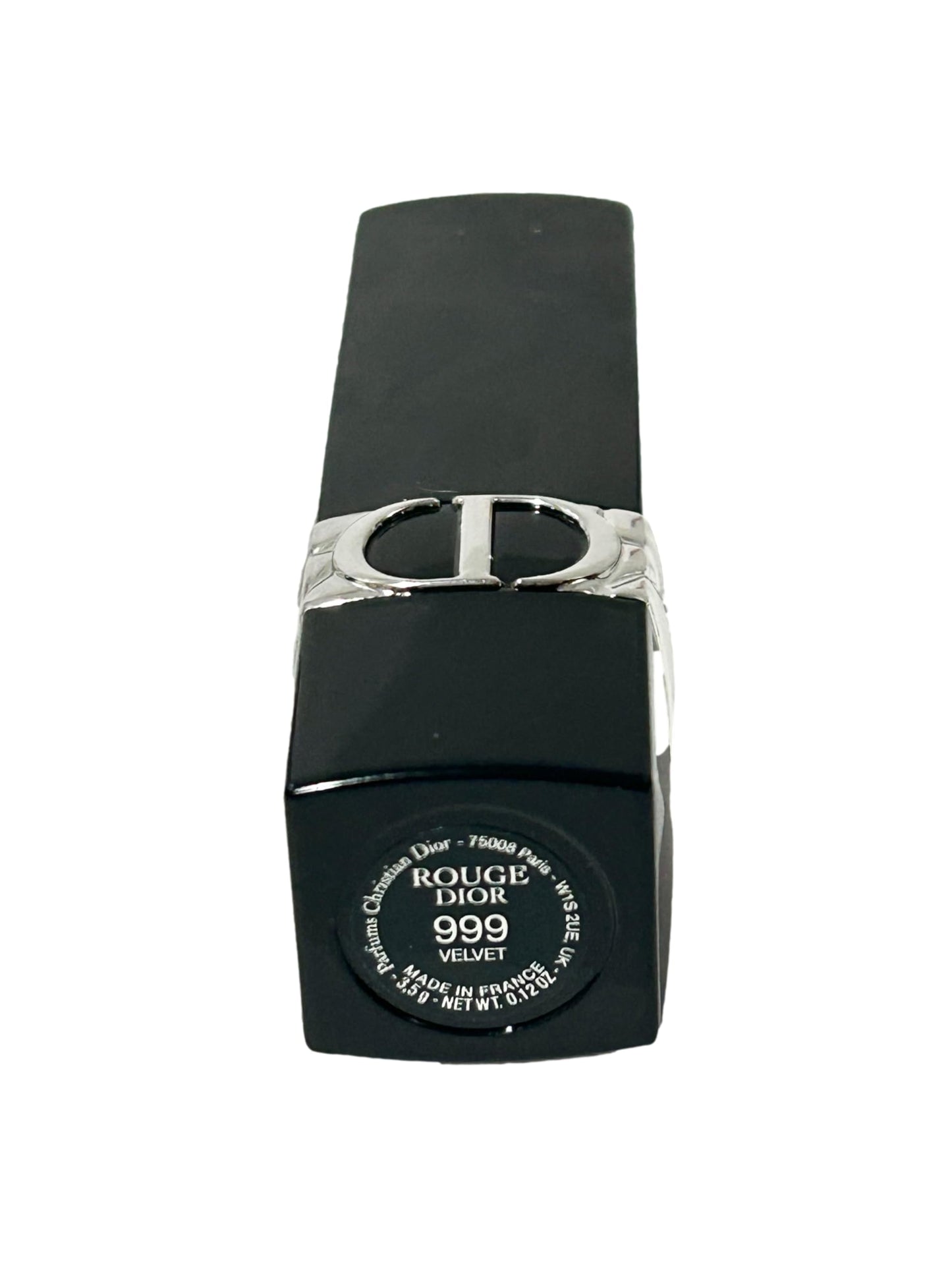 Dior Rouge Lipstick Color # 999 RED VELVET (FULL SIZE) 0.12 OZ / 3.5 G (NEW NO BOX/NEVER USED/NO BOX AS SHOWN)