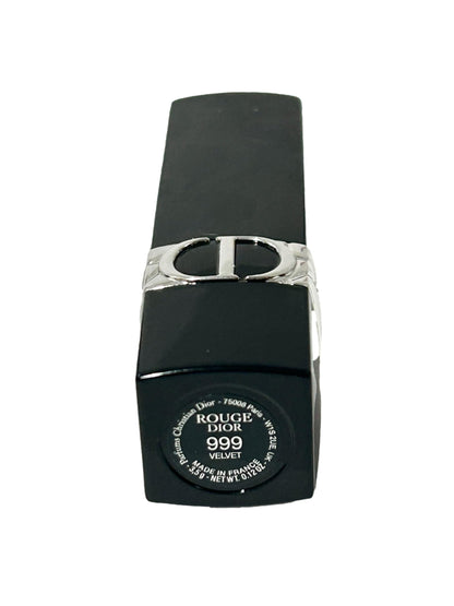 Dior Rouge Lipstick Color # 999 RED VELVET (FULL SIZE) 0.12 OZ / 3.5 G (NEW NO BOX/NEVER USED/NO BOX AS SHOWN)