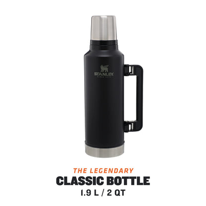 Stanley Classic Vacuum Bottle 1.9L - Matte Black