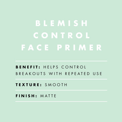 e.l.f. Blemish Control Face Primer, Soothing & Hydrating Makeup Primer For Fighting Blemishes, Grips Makeup To Last, Vegan & Cruelty-free, Large