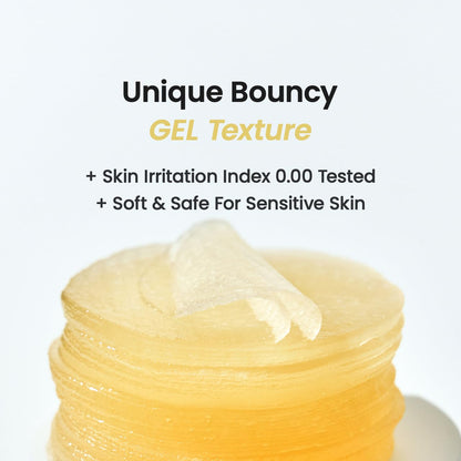 Biodance Radiance & Firming Skincare Duo, Vita Niacinamide Gel Toner Pads and Bio-Collagen Real Deep Hydrogel Mask, Brightening and Pore-Minimizing Care for Dull and Sensitive Skin, 60 Pads + 4 Masks
