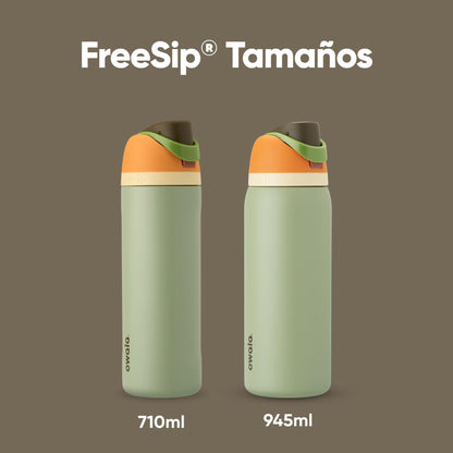 Owala FreeSip Insulated Stainless Steel Water Bottle with Straw, BPA-Free Sports Water Bottle, Great for Travel, 24 Oz, Camo Cool