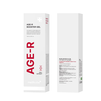 Medicube Age-R Booster Gel Serum for Skin Care Devices - Moisturizing and Nourishing Facial Serum with Plant Stem Cell Extract, Hyaluronic Acid, Collagen - Hypoallergenic Korean Skin Care