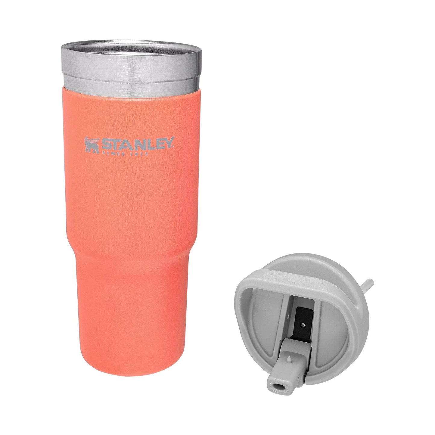 Stanley IceFlow Stainless Steel Tumbler with Straw - Vacuum Insulated Water Bottle for Home, Office or Car - Reusable Cup with Straw Leakproof Flip - Cold for 12 Hours or Iced for 2 Days