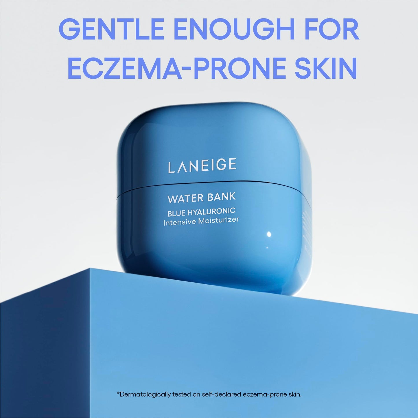 LANEIGE Water Bank Blue Hyaluronic Intensive Moisturizer: Hydrating Face Cream for Very Dry Skin with Squalane & Peptide for Skin Barrier Support, Dermatologist-Tested