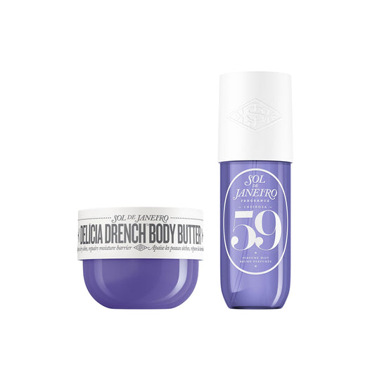 Sol de Janeiro Deeply Moisturizing Delicia Drench Body Butter & Cheirosa '59 Hair and Body Fragrance Mist Duo, Amazon Exclusive