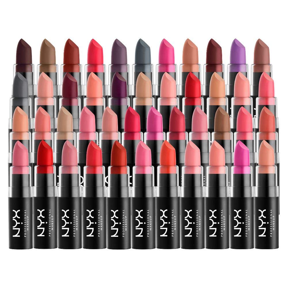 NYX PROFESSIONAL MAKEUP Matte Lipstick, Angel, 0.16 Ounce (MLS13)