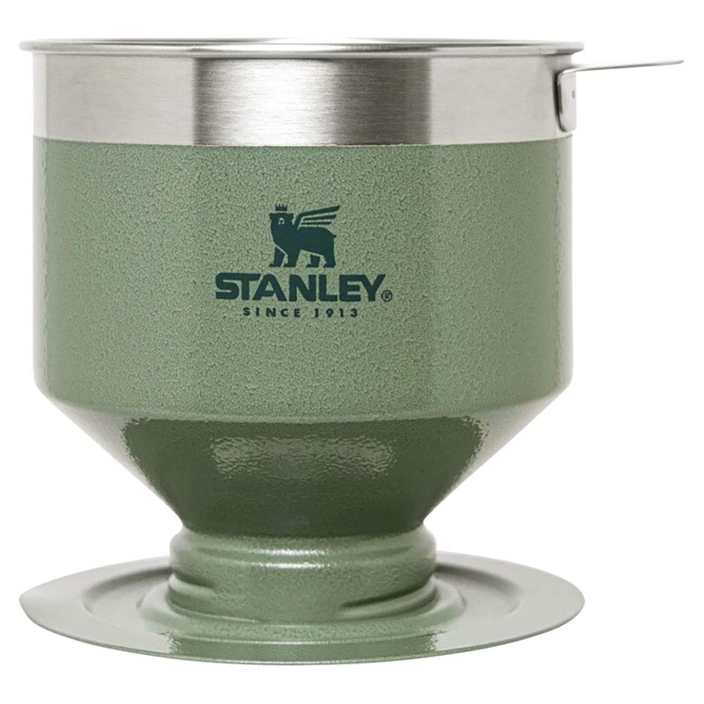 Stanley Classic Pour Over Green Dripper, Stainless Steel Filter, Coffee, 1 to 4 Cups, Outdoor, Home Cafe