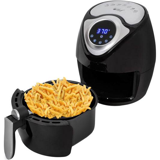 Ninja CFP301 DualBrew Pro Specialty 12-Cup Drip Coffee Maker (Renewed) Bundle with Deco Chef 3.7QT Electric Oil-Free Digital Air Fryer for Healthy Frying