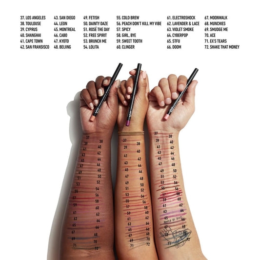 NYX Nyx professional suede matte lip liner cold brew cold brew