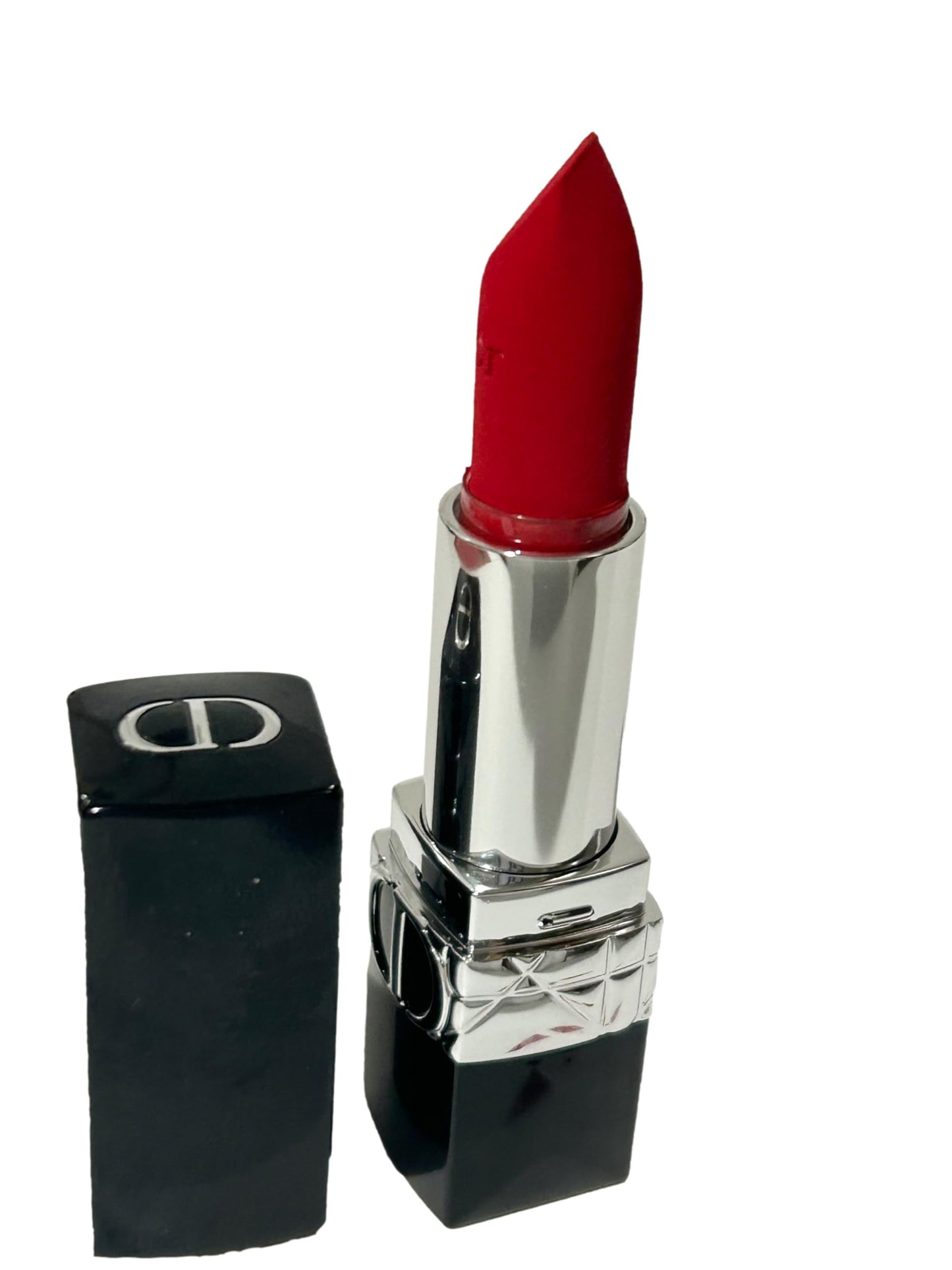 Dior Rouge Lipstick Color # 999 RED VELVET (FULL SIZE) 0.12 OZ / 3.5 G (NEW NO BOX/NEVER USED/NO BOX AS SHOWN)