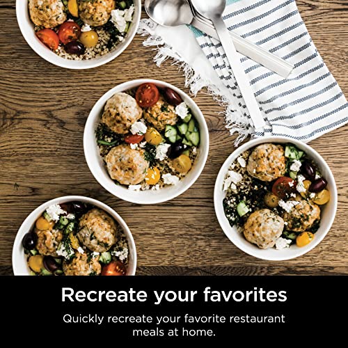 Ninja SF301 Speedi Rapid Cooker & Air Fryer, 6-Quart Capacity, 12-in-1 Functions to Steam, Bake, Roast, Sear, Sauté, Slow Cook, Sous Vide & More, 15-Minute Speedi Meals All In One Pot, Sea Salt Gray