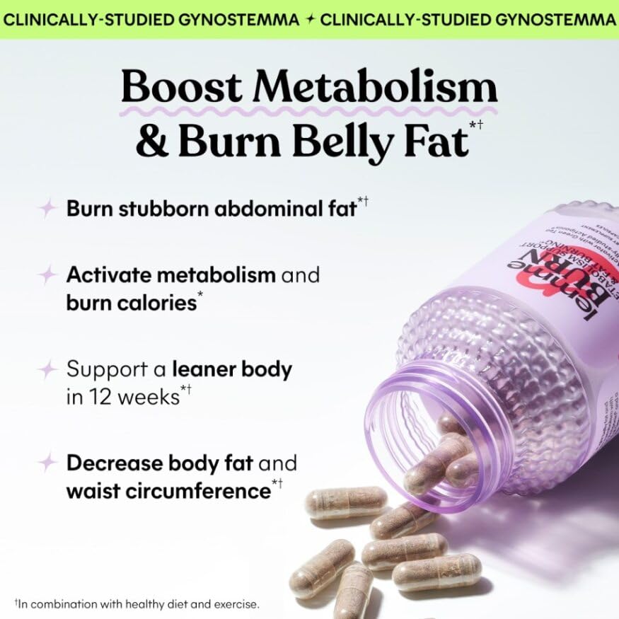 Lemme Burn & Debloat Capsule Bundle - Metabolism & Fat Burning + Debloat Capsules for Bloating & Gas Relief, Probiotics & Prebiotics - Gluten Free, Non-GMO - 60 Ct. Each