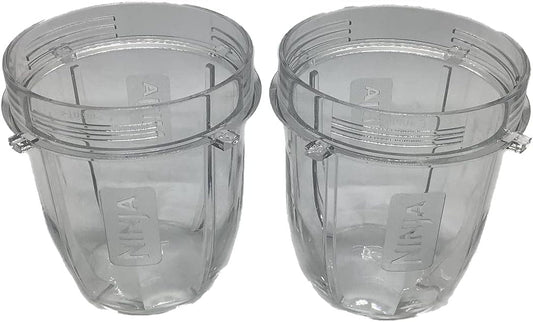 Genuine Nutri Ninja 12oz Tritan Cup for BL451 BL455 BL481 BL486 BL491 BL492 BL642 BL682 BL685 BL682 BL687 BL2013 NN100 Blender, 2-Pack