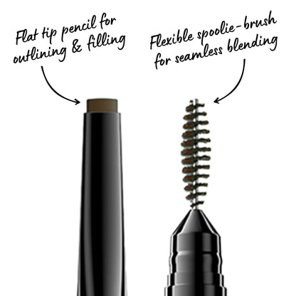 NYX PROFESSIONAL MAKEUP Precision Eyebrow Pencil, Taupe