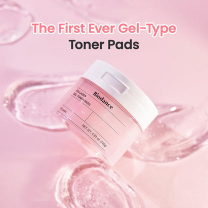 BIODANCE Collagen Day & Night Gel Duo: Bio-Collagen Real Deep Mask & Collagen Gel Toner Pads