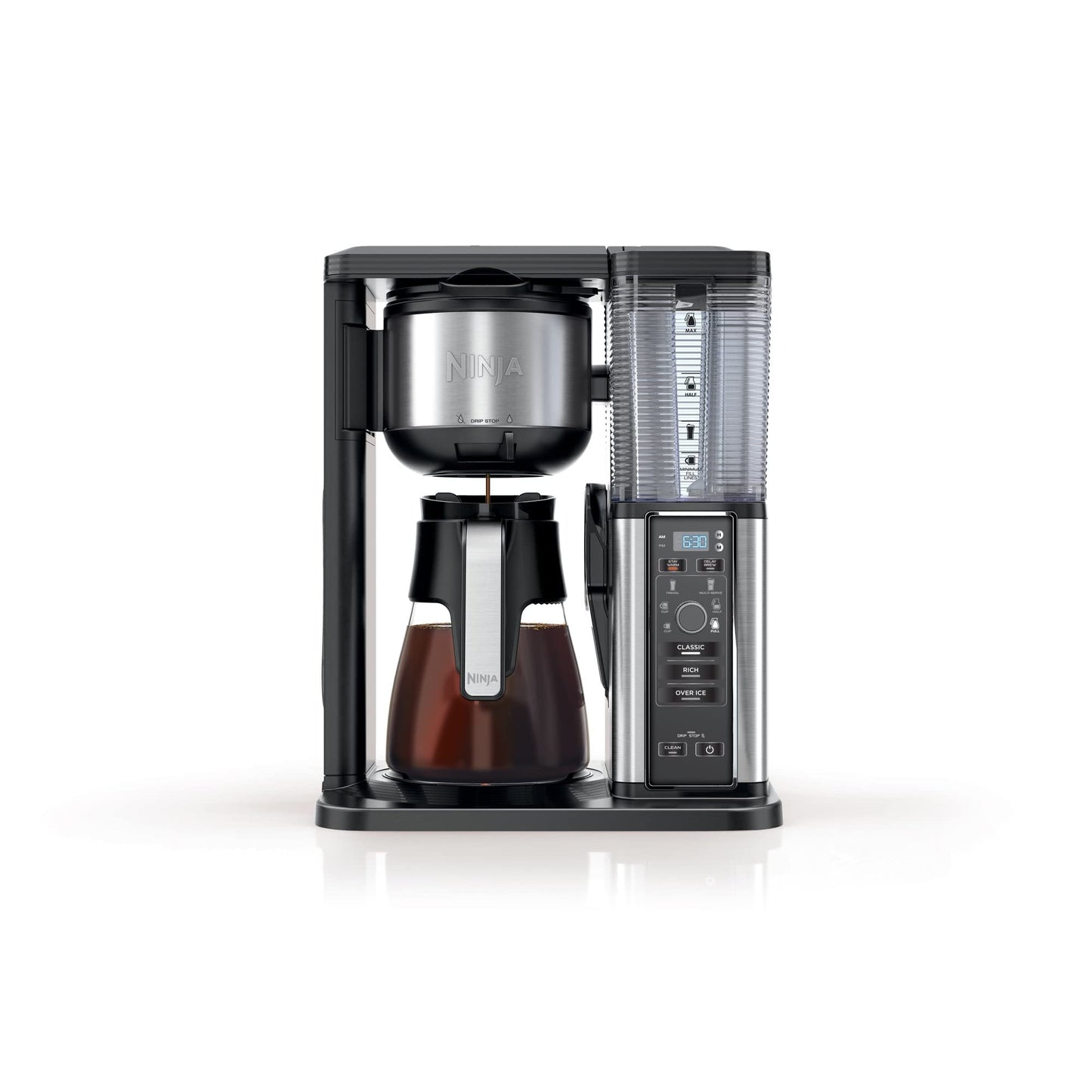 Ninja Hot & Iced, Single Serve or Drip Coffee System, CM300 (Renewed),10 cups