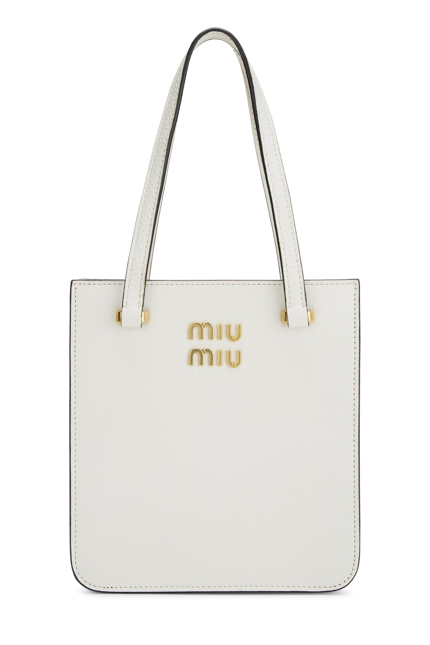 Miu Miu, Pre-Loved White Calfskin Handbag Small, White
