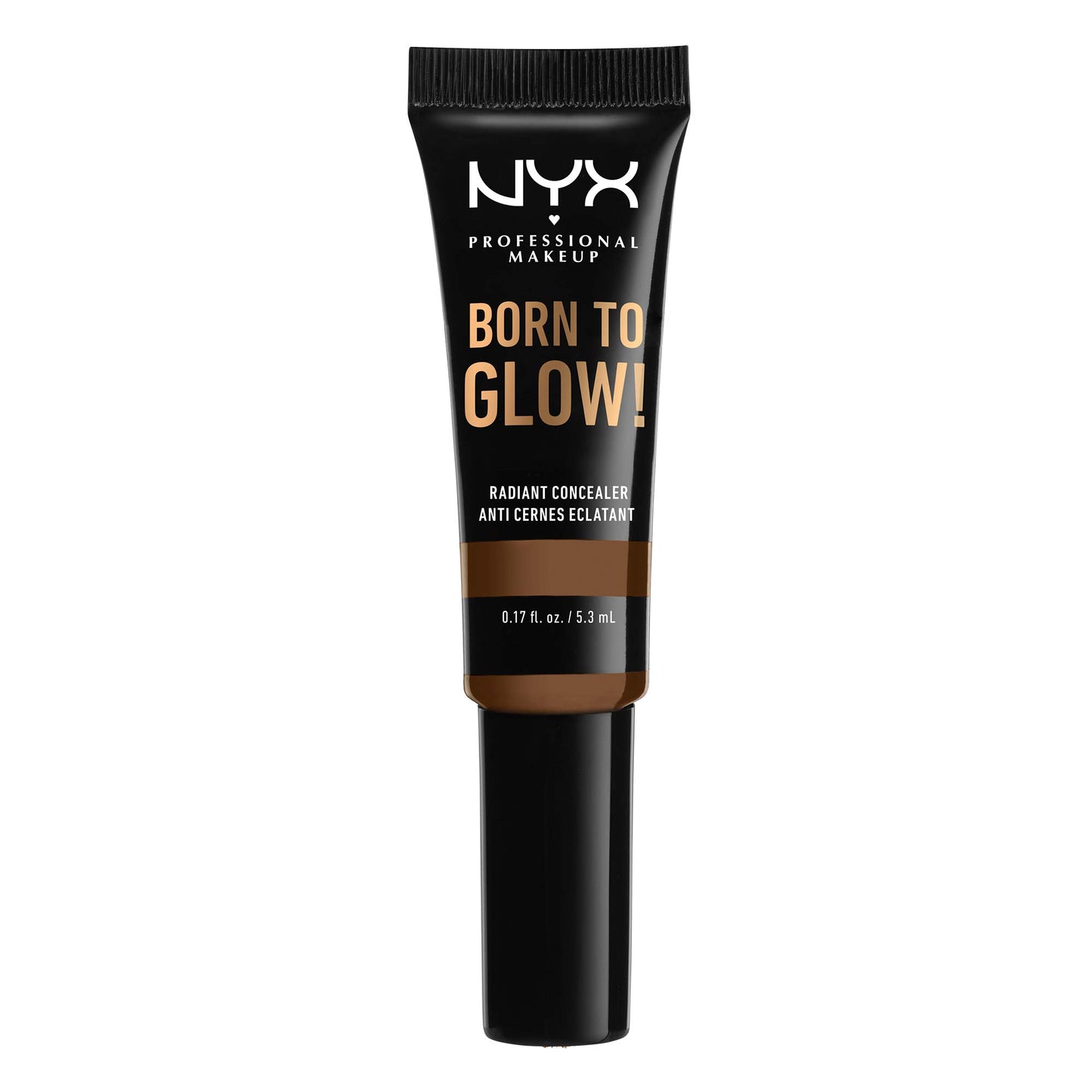 NYX PROFESSIONAL MAKEUP Born To Glow Radiant Concealer, Medium Coverage - Mocha
