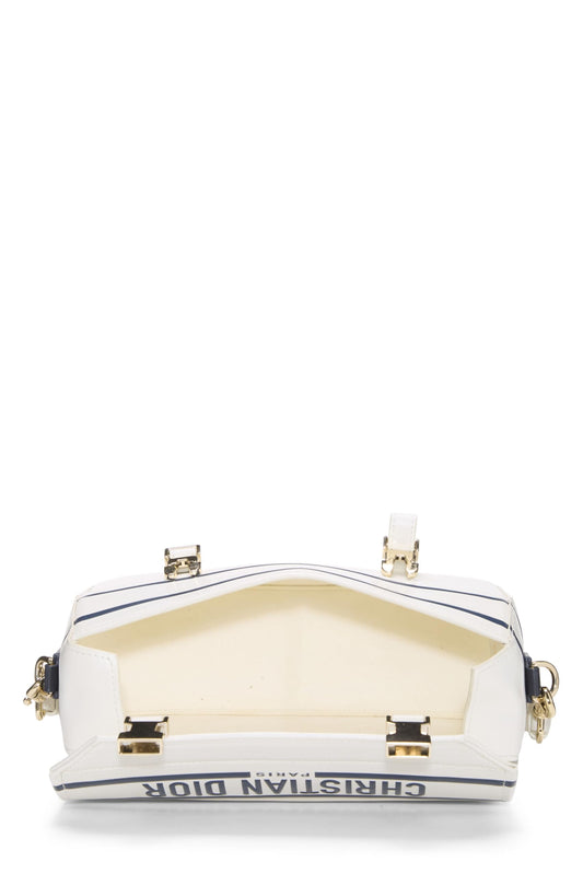 Dior, Pre-Loved White Calfskin Diorcamp Messenger Small, White