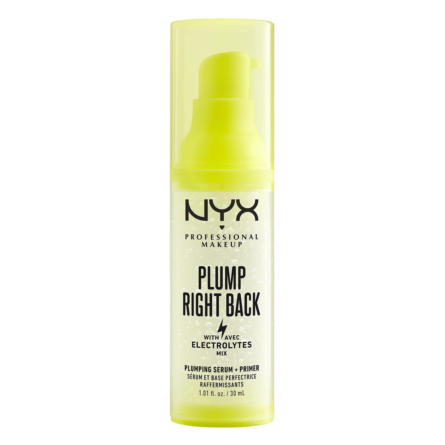 NYX PROFESSIONAL MAKEUP Plump Right Back Plumping Serum & Primer + Makeup Setting Spray, Plump Finish, Long-Lasting Face Mist (Pack of 2)