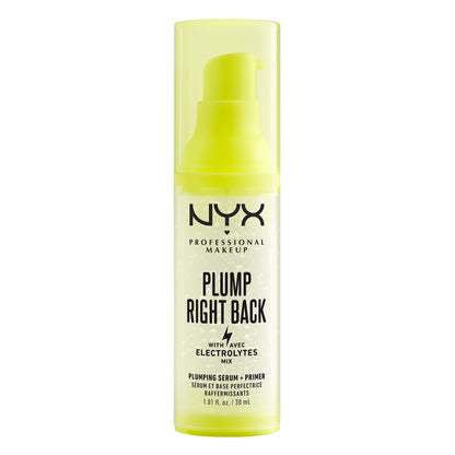 NYX PROFESSIONAL MAKEUP Plump Right Back Plumping Serum & Primer + Makeup Setting Spray, Plump Finish, Long-Lasting Face Mist (Pack of 2)