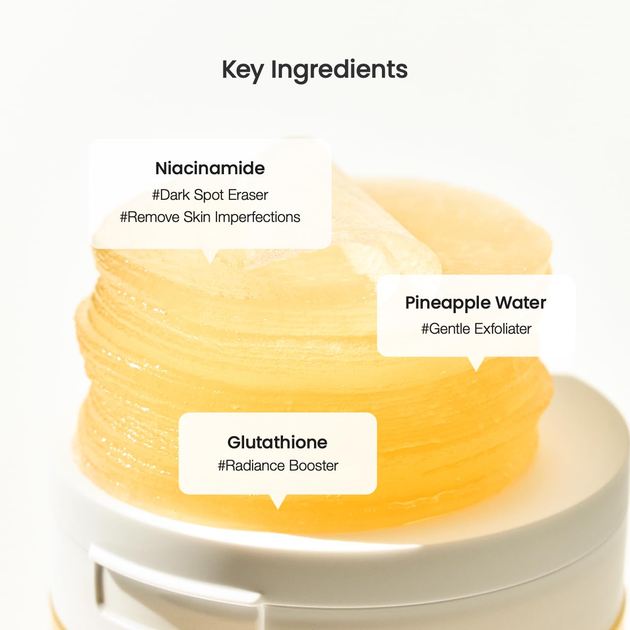 Biodance Vita Niacinamide Gel Toner Pads, Dark Spot Corrector, Evening Skin Tone, Hydrating for Sensitive Skin, Gentle Exfoliating Korean Toner Pads, 4.93 fl.oz.(140g)*60Pads