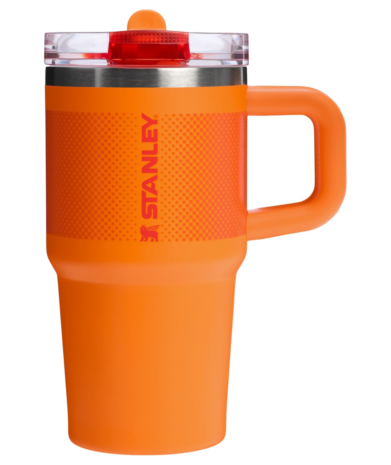 Stanley Quencher ProTour Flip Straw Tumbler with Leakproof Lid 20 oz | Built-In Straw and Handle | Cup Holder Compatible for Travel | Insulated Stainless Steel Cup | BPA-Free | Goldenrod Fade