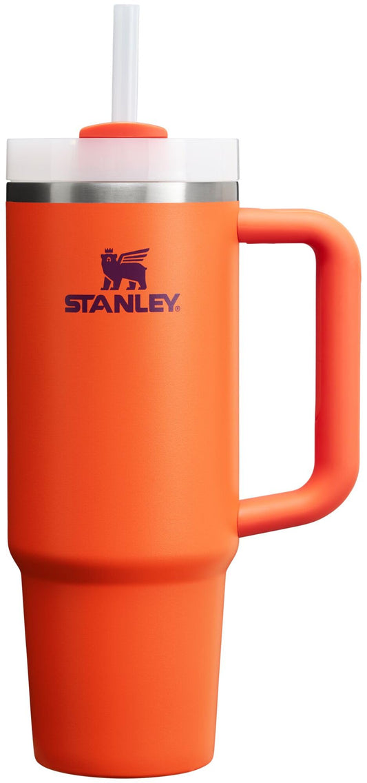 STANLEY Quencher H2.0 Tumbler with Handle and Straw 30 oz | Flowstate 3-Position Lid | Cup Holder Compatible for Travel | Insulated Stainless Steel Cup | BPA-Free | Tigerlily Plum