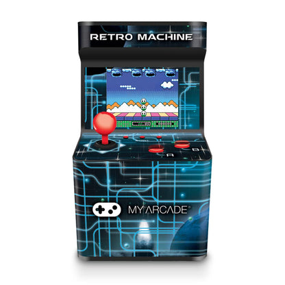 My Arcade Retro Machine Playable Mini Arcade: 200 Retro Style Games Built In, 5.75 Inch Tall, Powered by AA Batteries, 2.5 Inch Color Display, Speaker, Volume Control