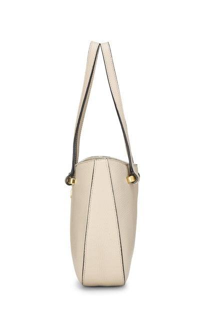Miu Miu, Pre-Loved White Leather Convertible Handbag Small, White
