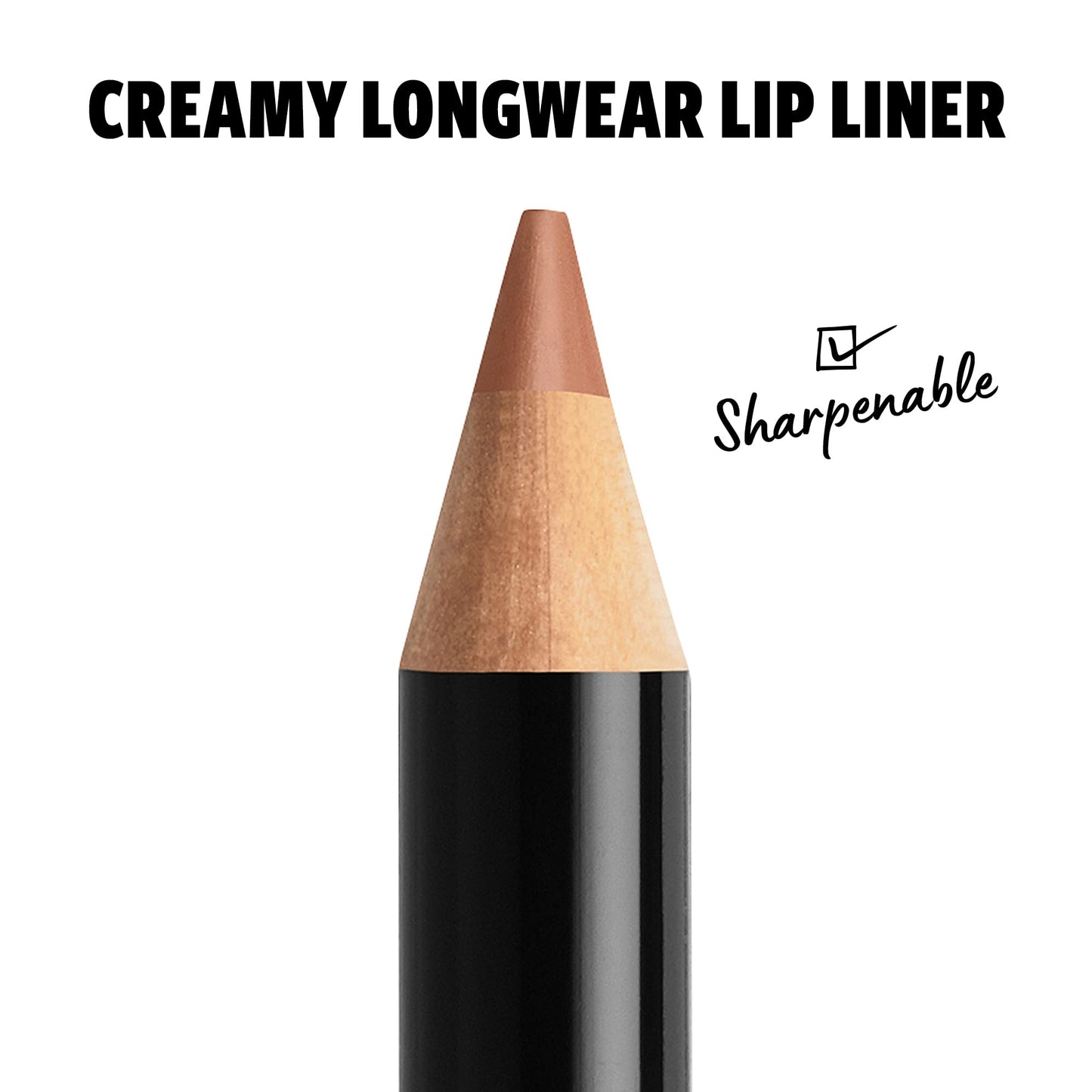 NYX PROFESSIONAL MAKEUP Slim Lip Pencil, Long-Lasting Creamy Lip Liner - Natural