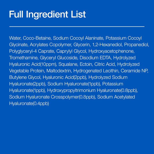ANUA Moisturizing Gentle Gel Cleanser, Hyaluronic Acid, Squalane, Ceramide, Foaming Facial Korean Cleanser, pH Balance, Daily Hydrating Face Wash, Korean Skincare (150ml/5.07fl oz.)