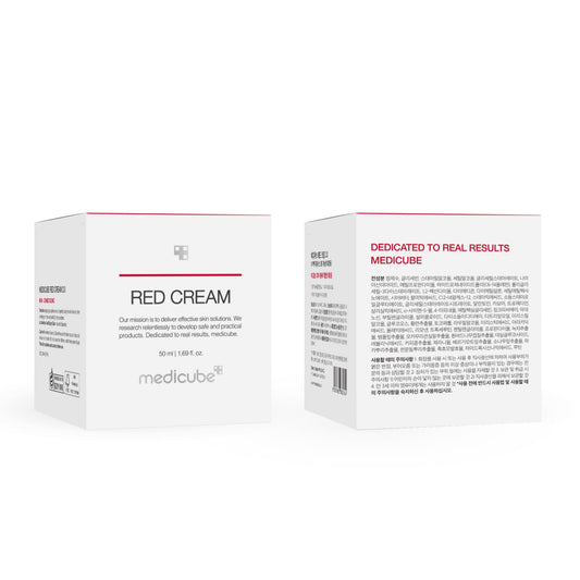 medicube Red Cream 2.0 || Low-irritating formula for trouble-prone skin | Soothing and relieving | Formulated with BHA, Niacinamide & Adenosine | Non-comedogenic | Korean skincare (1.69fl.oz.)