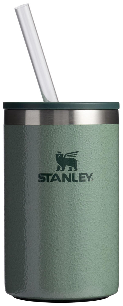 STANLEY Everyday Can Cooler Cup 10 oz | Beer, Seltzers, Soda, and Energy Drinks | Doubles as Tumbler | Insulated Stainless Steel Drink Holder | BPA-Free | Hammertone Green