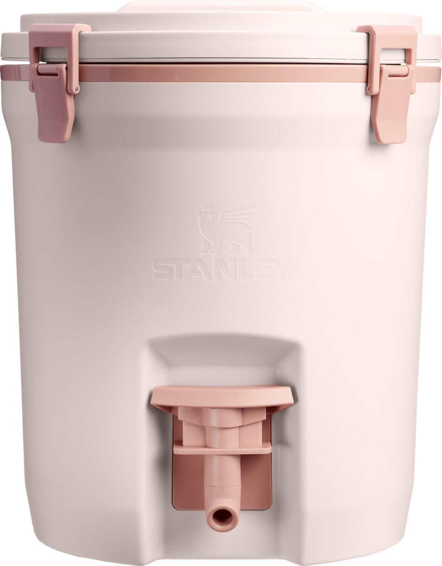Stanley Adventure Fast Flow Water Jug 2 Gallon | Leakproof Ice Water Dispenser | Insulated Beverage Cooler | Easy Pour Spigot and Latched Foam Lid | BPA-Free | Rose Quartz