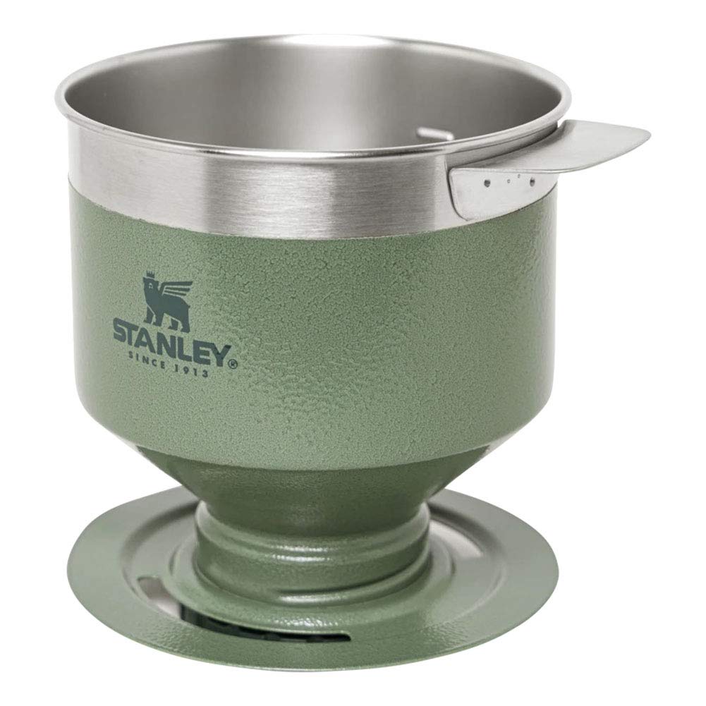 Stanley Classic Pour Over Green Dripper, Stainless Steel Filter, Coffee, 1 to 4 Cups, Outdoor, Home Cafe
