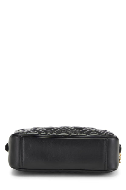 Miu Miu, Pre-Loved Black Nappa Matelassé Camera Bag, Black
