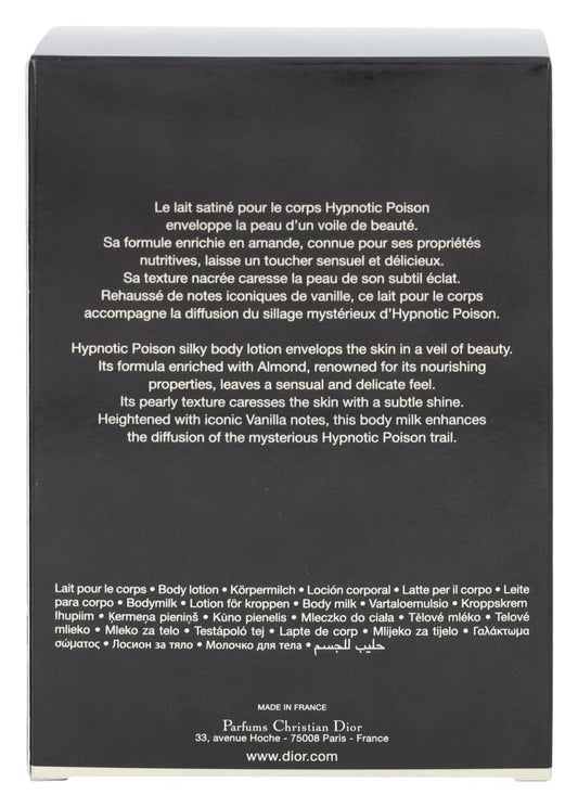 Hypnotic Poison By Christian Dior For Women. Body Lotion 6.8 oz