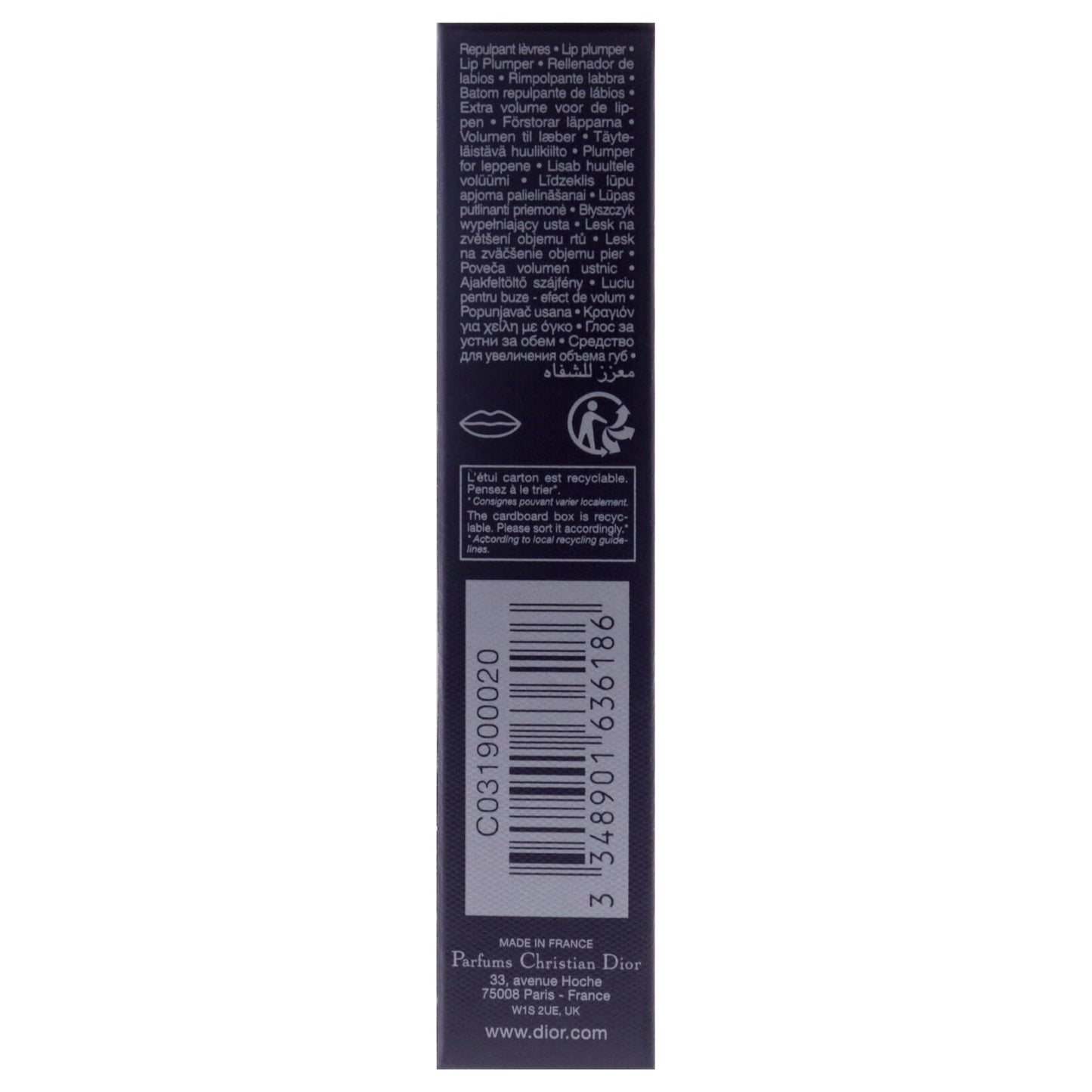 Dior Addict Lip Maximizer - 020 Mahogany by Christian for Women - 0.2 oz Lip Gloss