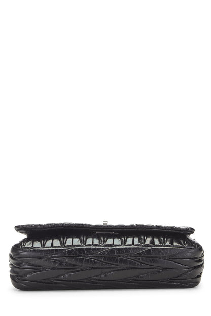 Miu Miu, Pre-Loved Black Nappa Crossbody, Black
