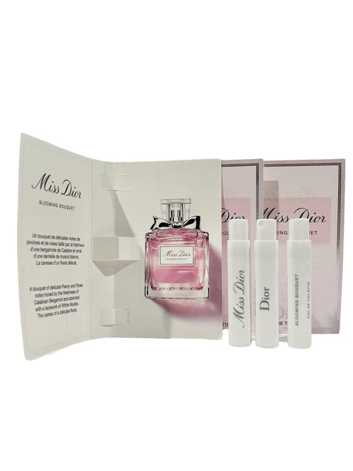 Dior Miss Blooming Bouquet Sample Women EDT Perfume 1 ml / 0.03 fl oz Set of 3