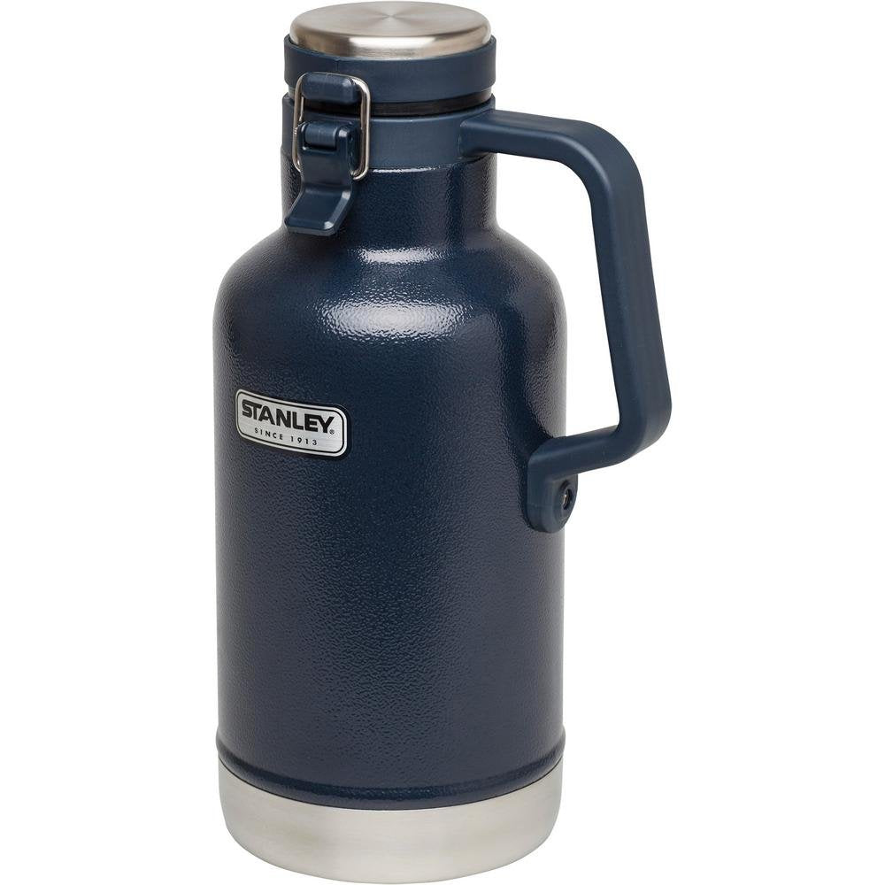 Stanley Classic Easy-Pour Growler 64oz, Insulated Growler Keeps Beer Cold & Carbonated made with Stainless Steel Interior, Durable Exterior Coating & Leak-Proof Lid, Easy to Carry Handle
