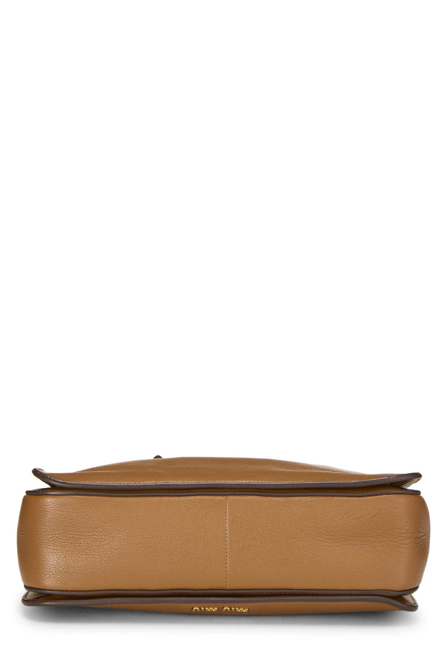 Miu Miu, Pre-Loved Brown Calfskin Convertible Handbag, Brown