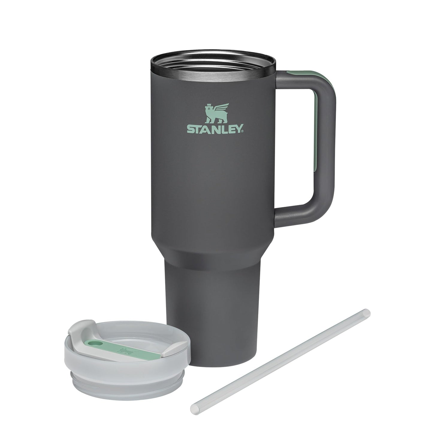 Stanley Quencher H2.0 Travel Tumbler, Charcoal, 1.18 Litre Capacity