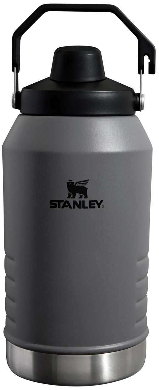 Stanley IceFlow Fast Flow Jug with Handle 96 oz | Twist On Angled Spout Lid | Leakproof for Travel and Sports | Insulated Stainless Steel | BPA-Free | Charcoal