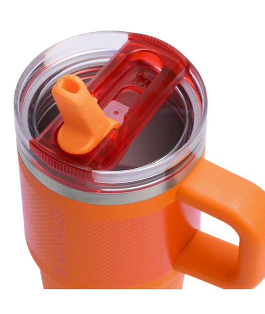 Stanley Quencher ProTour Flip Straw Tumbler with Leakproof Lid 20 oz | Built-In Straw and Handle | Cup Holder Compatible for Travel | Insulated Stainless Steel Cup | BPA-Free | Goldenrod Fade