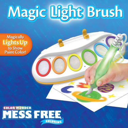 Crayola Color Wonder Magic Light Brush, Mess Free Painting Station for Kids, Gift for Kids, Toddler Toys & Activities, Ages 3, 4, 5